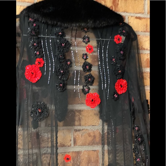 NWOT Sue Wong - Vintage Evening Cover -Up Duster - Picture 13 of 15